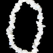 Moonstone chip bracelet 14-16g in sunlight - Rocks and Things Store