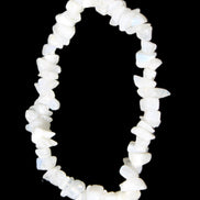 Moonstone chip bracelet 14-16g in sunlight - Rocks and Things Store