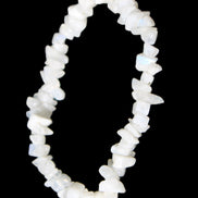 Moonstone chip bracelet 14-16g in sunlight - Rocks and Things Store
