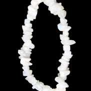 Moonstone chip bracelet 14-16g in sunlight - Rocks and Things Store