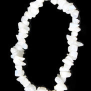 Moonstone chip bracelet 14-16g in sunlight - Rocks and Things Store