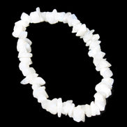Moonstone chip bracelet 14-16g in sunlight - Rocks and Things Store