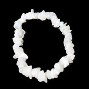 Moonstone chip bracelet 14-16g in sunlight - Rocks and Things Store