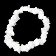 Moonstone chip bracelet 14-16g in sunlight - Rocks and Things Store