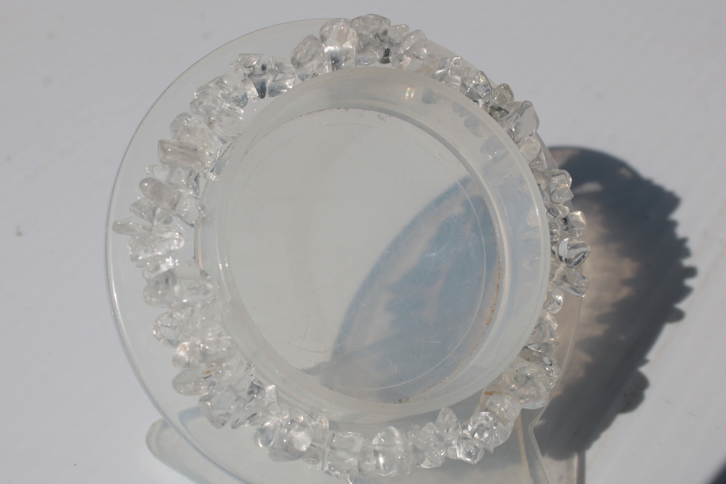 Clear Quartz chip bracelet 14-16g Rocks and Things