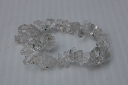 Clear Quartz chip bracelet 14-16g Rocks and Things