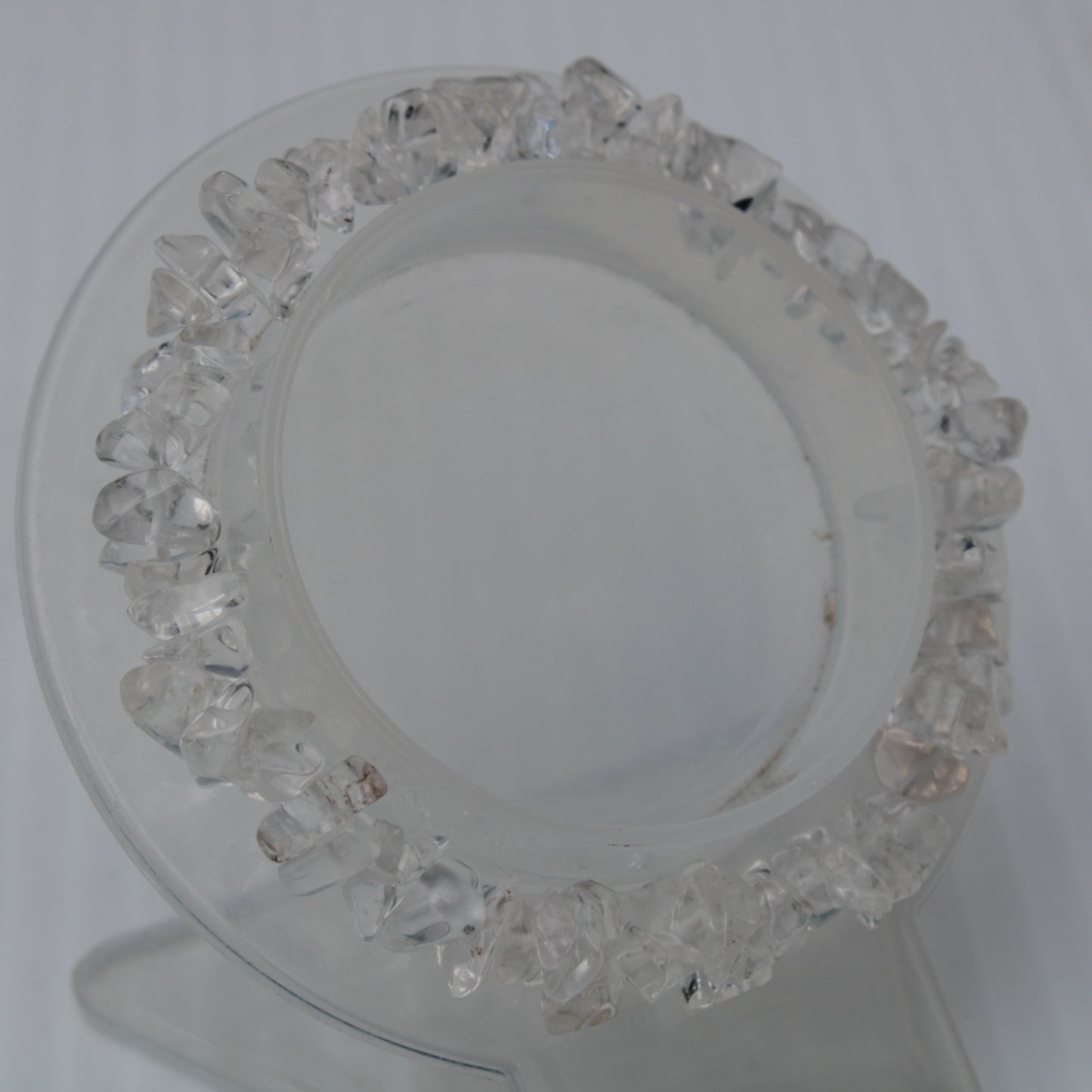 Clear Quartz chip bracelet 14-16g Rocks and Things