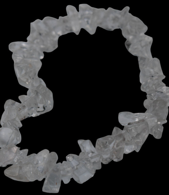 Clear Quartz chip bracelet 14-16g in sunshine - Rocks and Things Store