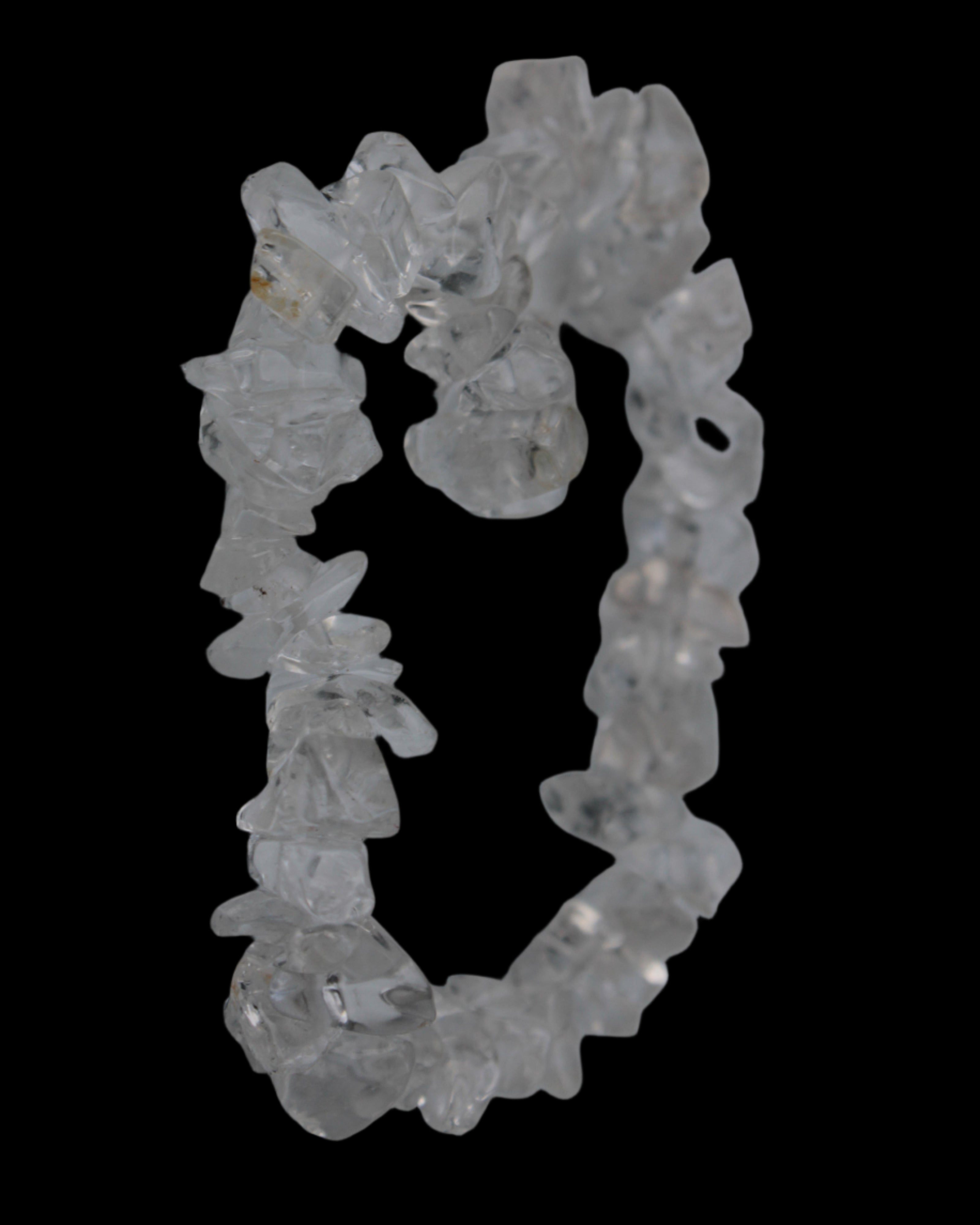 Clear Quartz chip bracelet 14-16g Rocks and Things