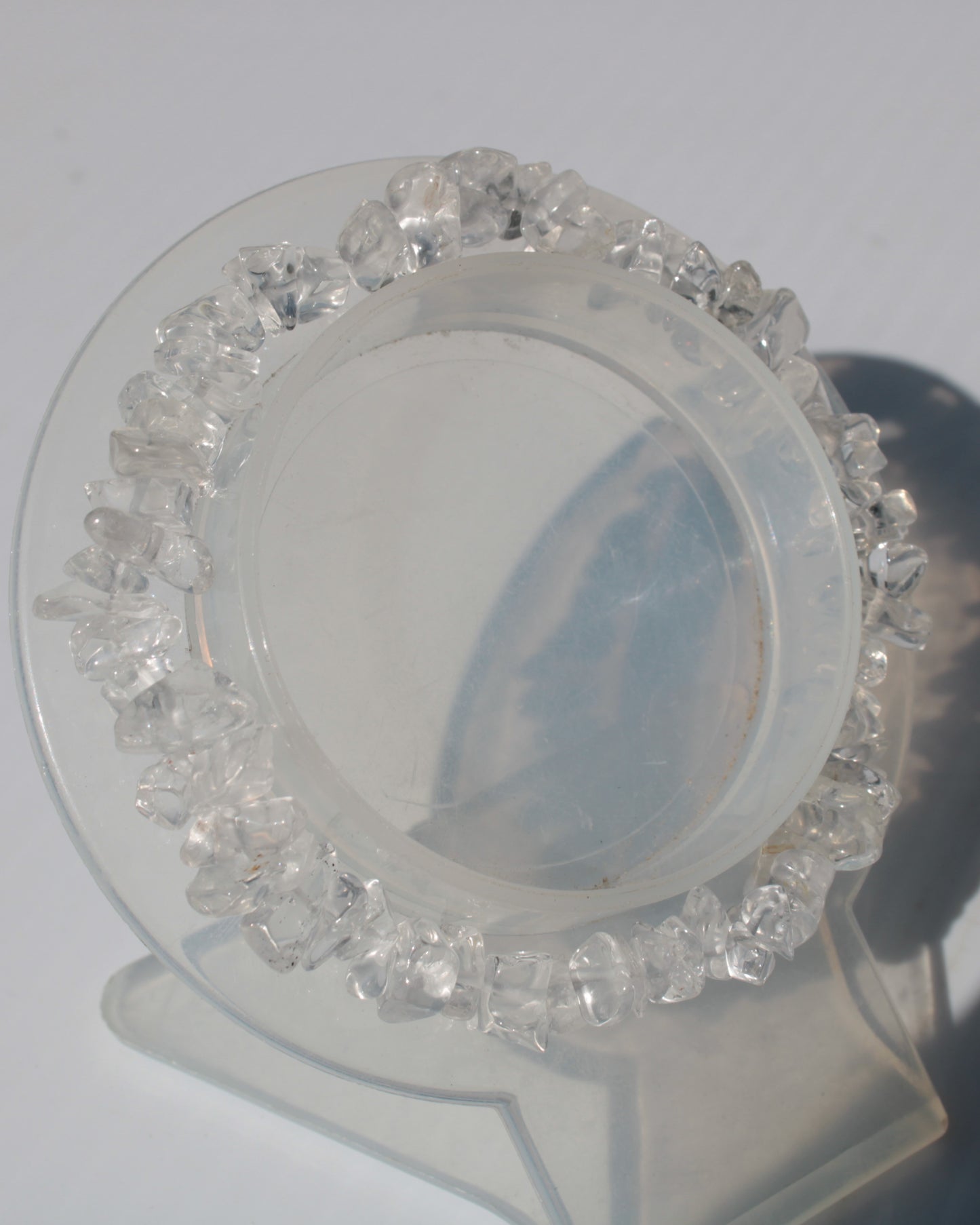 Clear Quartz chip bracelet 14-16g Rocks and Things