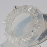 Clear Quartz chip bracelet 14-16g Rocks and Things