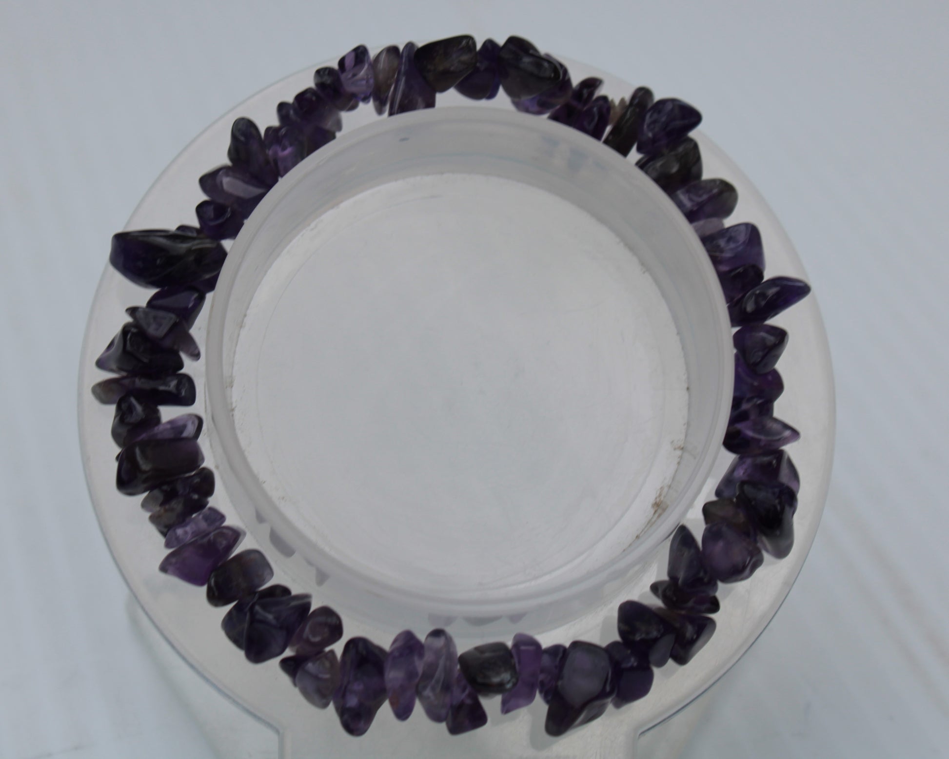 Amethyst chip bracelet 14-16g Rocks and Things