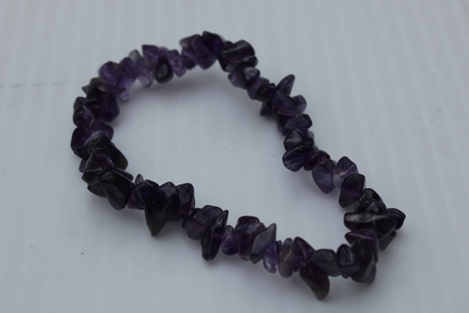 Amethyst chip bracelet 14-16g Rocks and Things