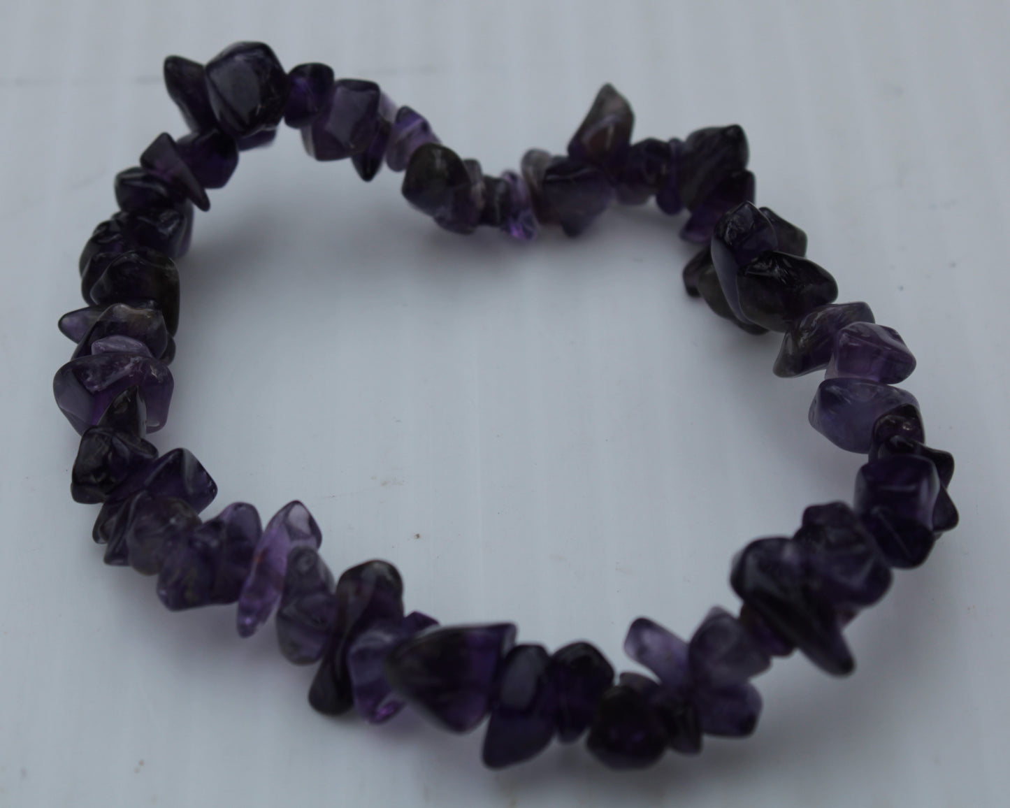 Amethyst chip bracelet 14-16g Rocks and Things