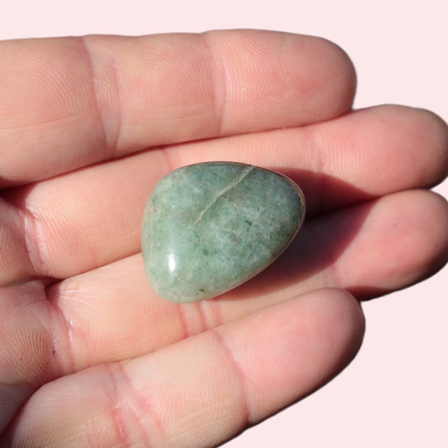 Green Aventurine tumble stone 11/13g Rocks and Things