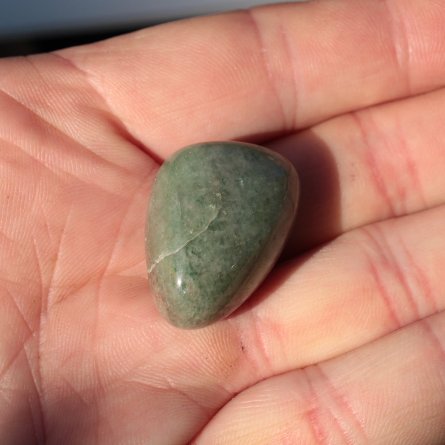 Green Aventurine tumble stone 11/13g Rocks and Things