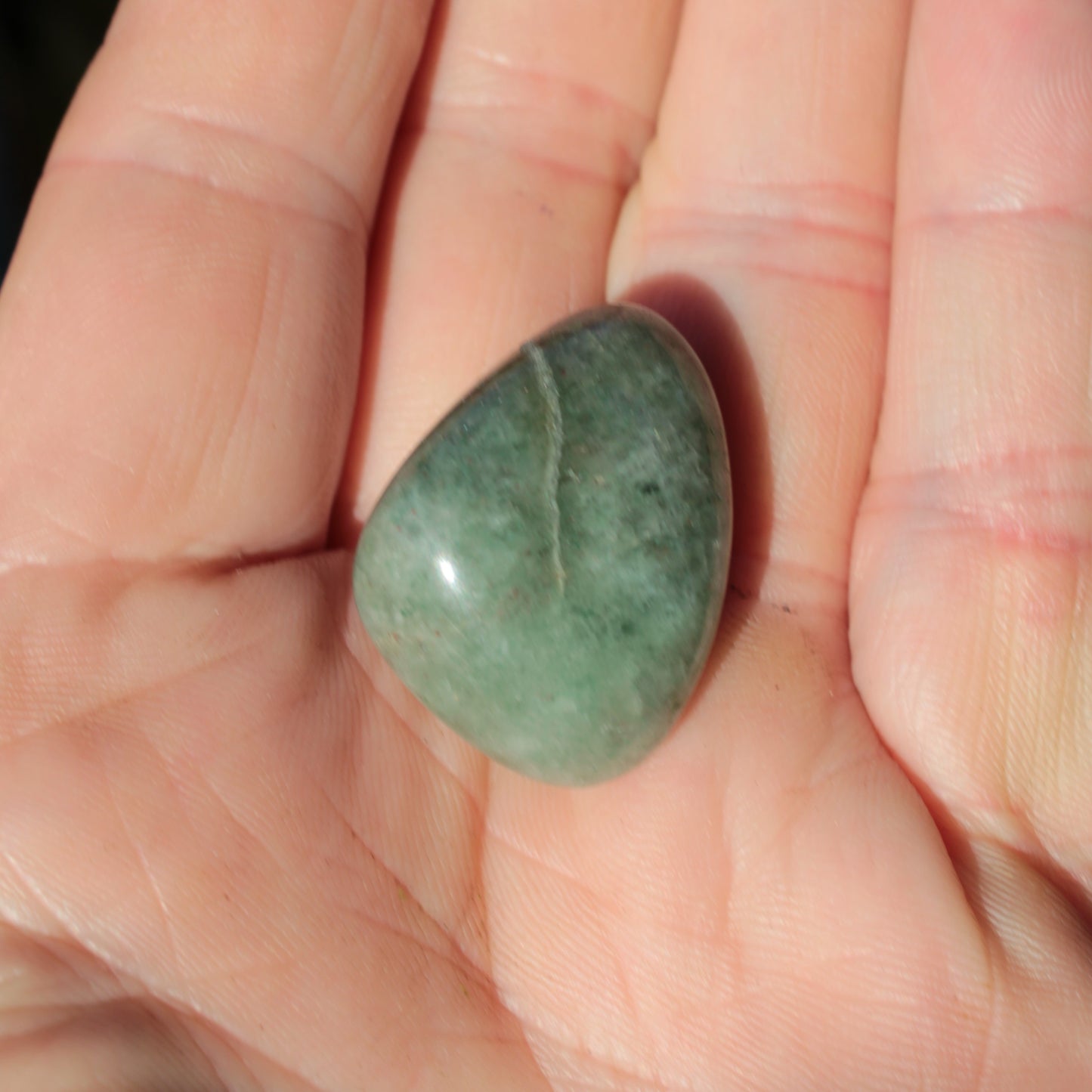 Green Aventurine tumble stone 11/13g Rocks and Things