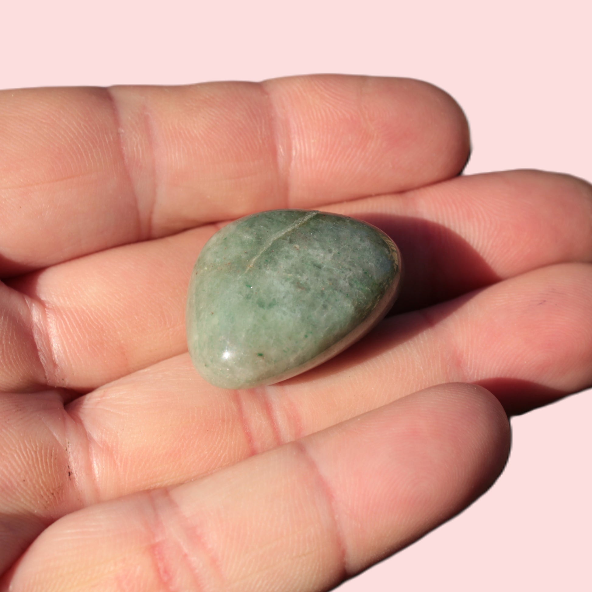 Green Aventurine tumble stone 11/13g Rocks and Things