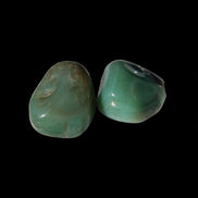 Green Aventurine 2 tumbled stones 8-9g Rocks and Things