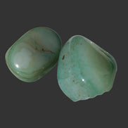 Green Aventurine 2 tumbled stones 8-9g in sunshine - Rocks and Things Store