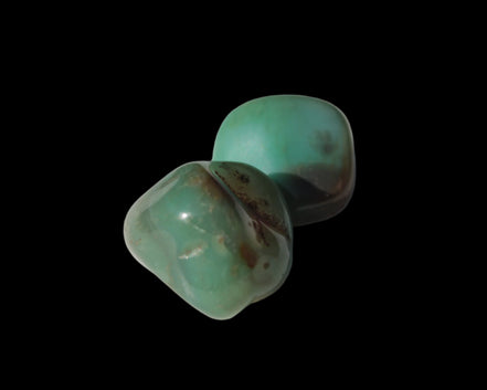 Green Aventurine 2 tumbled stones 8-9g Rocks and Things Store