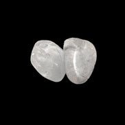 Clear Quartz 2 tumbled crystals 31g in sunshine - Rocks and Things Store