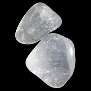 Clear Quartz 2 tumbled crystals 31g in sunshine - Rocks and Things Store