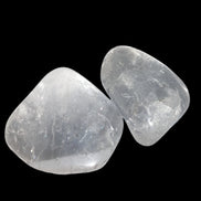 Clear Quartz 2 tumbled crystals 31g in sunshine - Rocks and Things Store