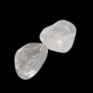 Clear Quartz 2 tumbled crystals 31g in sunshine - Rocks and Things Store