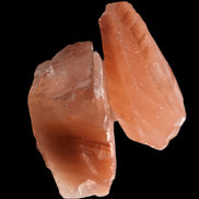 Red natural Calcite 2 crystals 15-18g in sunlight - Rocks and Things Store