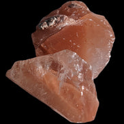 Red natural Calcite 2 crystals 15-18g in sunlight - Rocks and Things Store