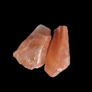 Red natural Calcite 2 crystals 15-18g in sunlight - Rocks and Things Store