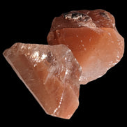 Red natural Calcite 2 crystals 15-18g in sunlight - Rocks and Things Store