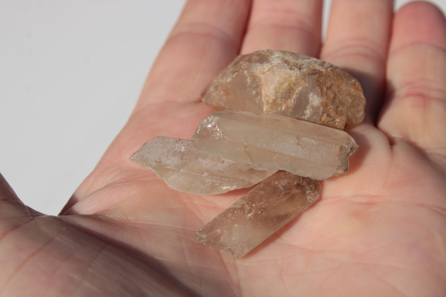 Australian natural Clear Quartz 2-4 crystals 25-30g Rocks and Things