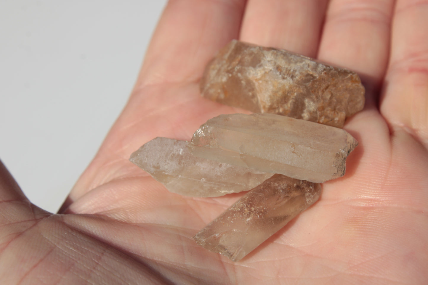 Australian natural Clear Quartz 2-4 crystals 25-30g Rocks and Things