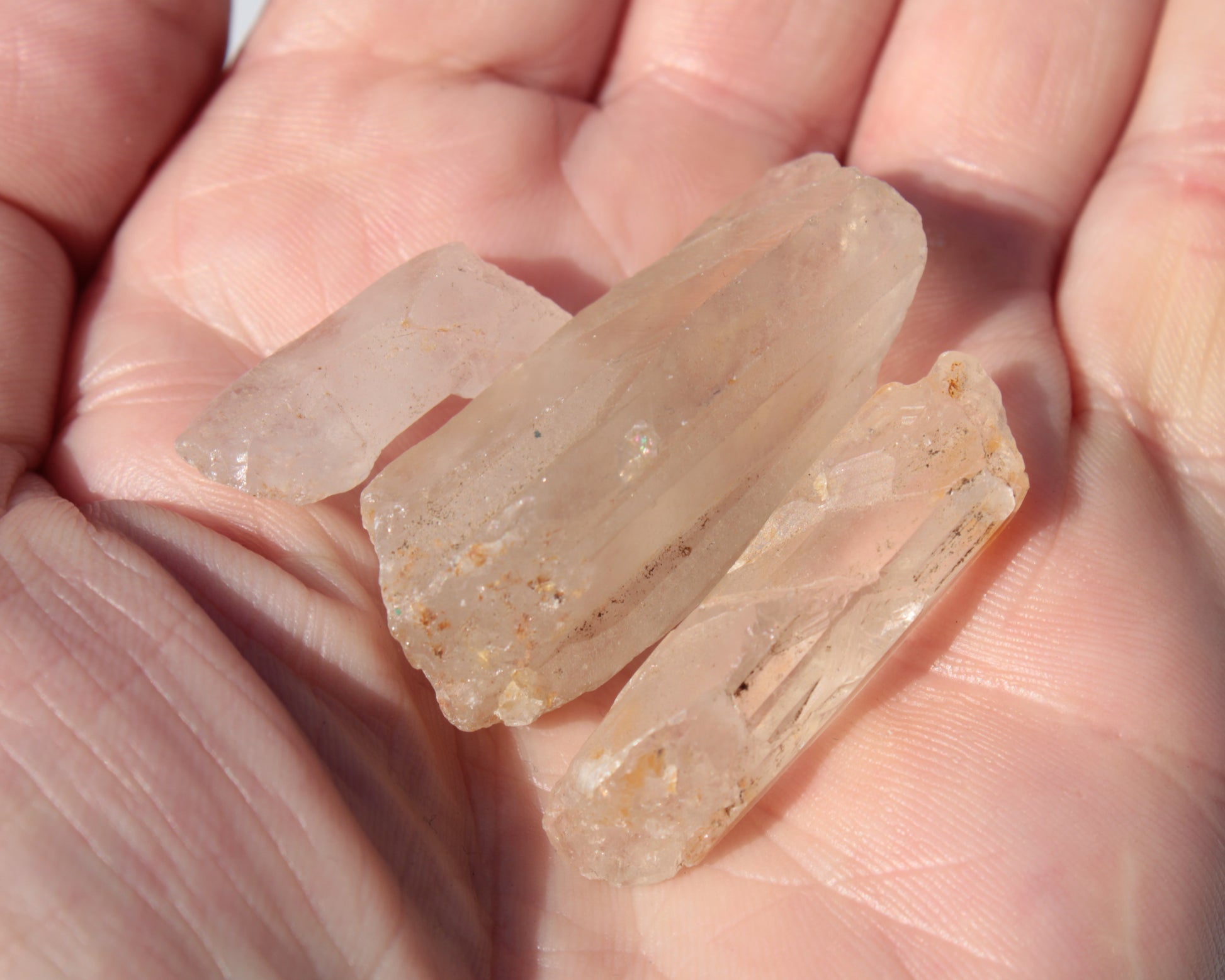 Australian natural Clear Quartz 2-4 crystals 25-30g Rocks and Things