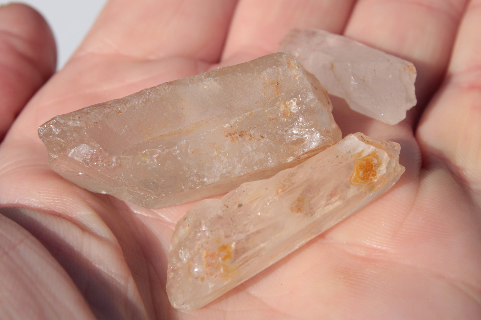 Australian natural Clear Quartz 2-4 crystals 25-30g Rocks and Things