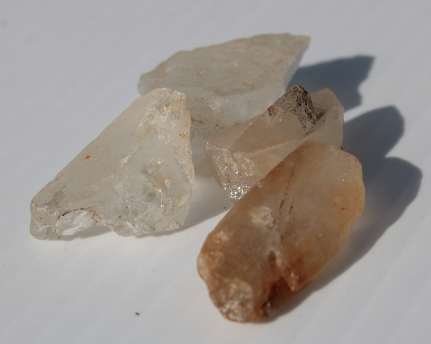 Australian natural Clear Quartz 2-4 crystals 25-30g Rocks and Things