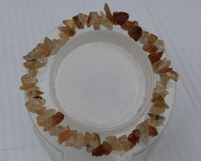 Citrine chip bracelet 13-17g Rocks and Things