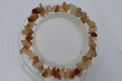 Citrine chip bracelet 13-17g Rocks and Things