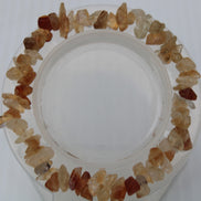 Citrine chip bracelet 13-17g Rocks and Things