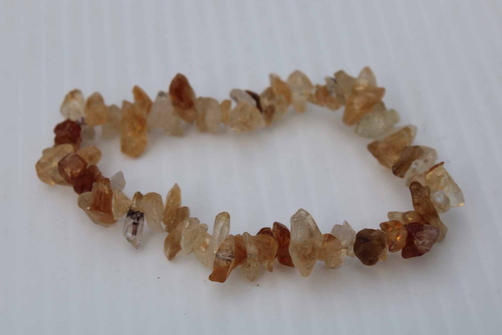 Citrine chip bracelet 13-17g Rocks and Things