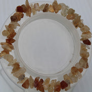Citrine chip bracelet 13-17g Rocks and Things