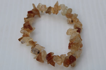 Citrine chip bracelet 13-17g Rocks and Things