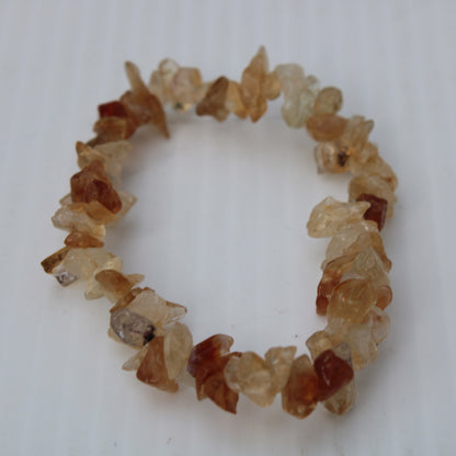 Citrine chip bracelet 13-17g Rocks and Things