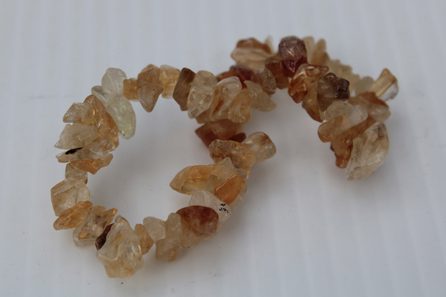 Citrine chip bracelet 13-17g Rocks and Things