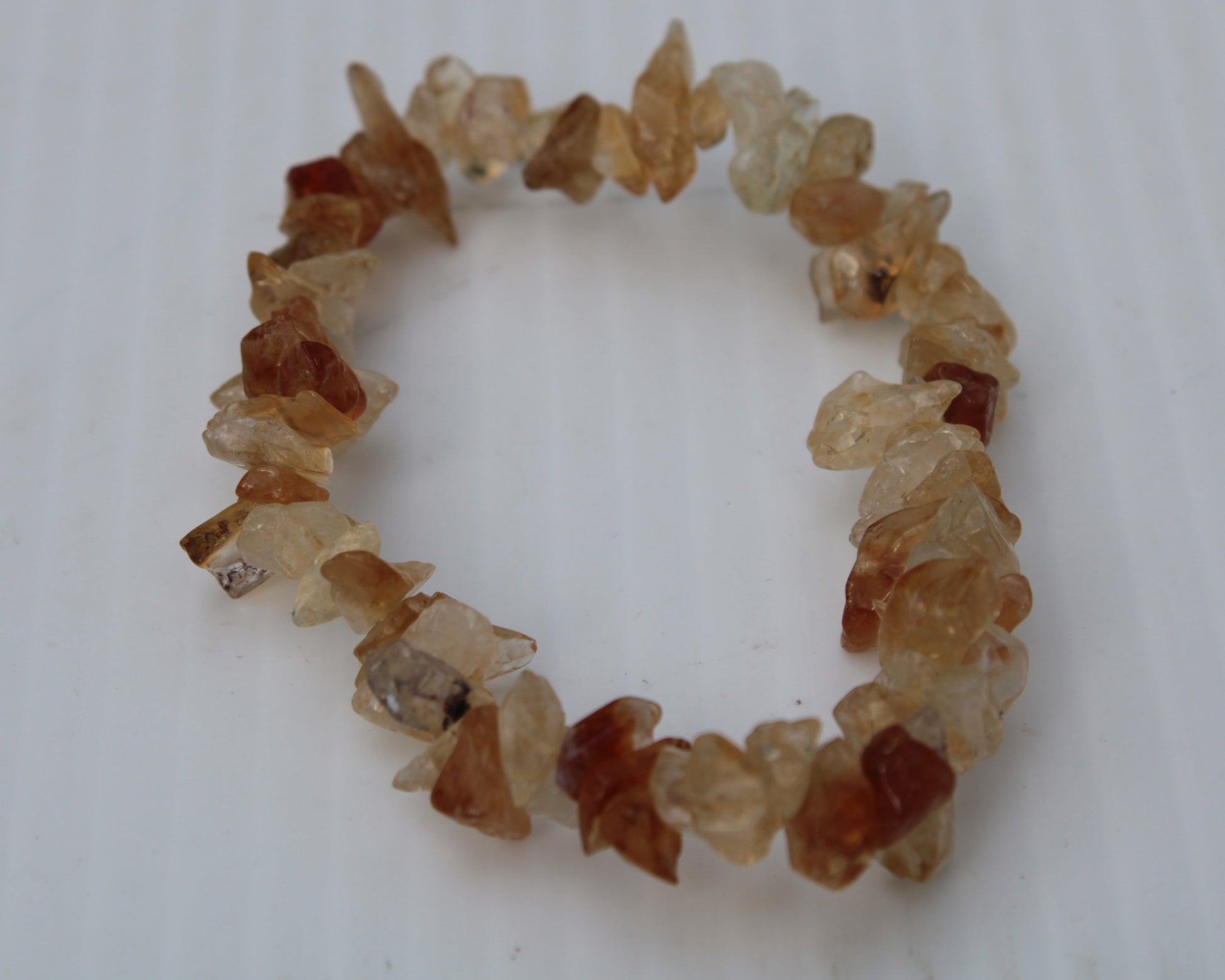 Citrine chip bracelet 13-17g Rocks and Things