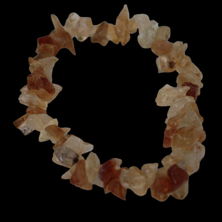 Citrine chip bracelet 13-17g - Rocks and Things Store