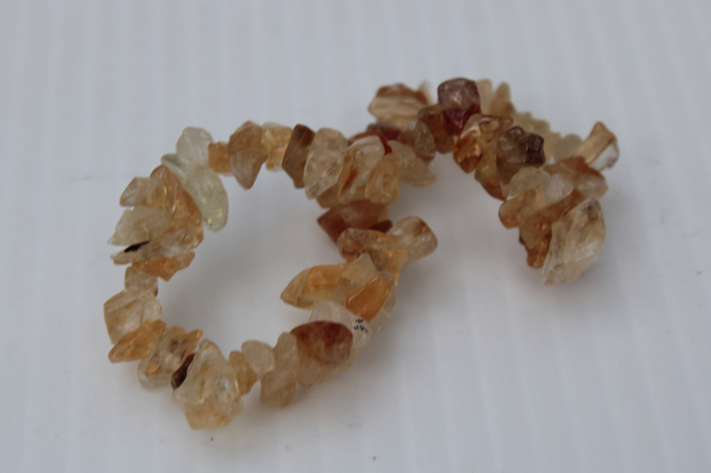 Citrine chip bracelet 13-17g Rocks and Things