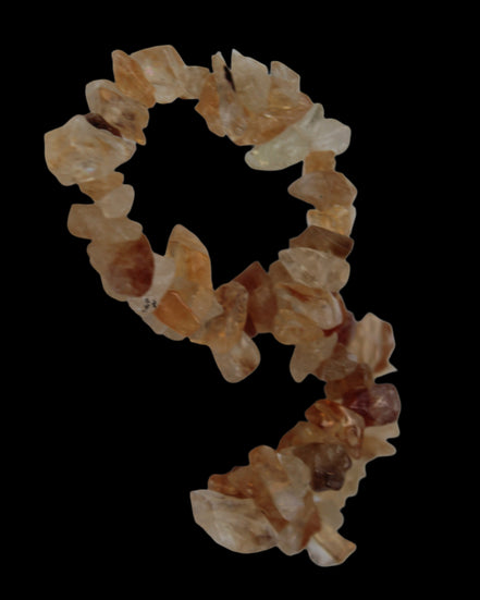 Citrine chip bracelet 13-17g - Rocks and Things Store